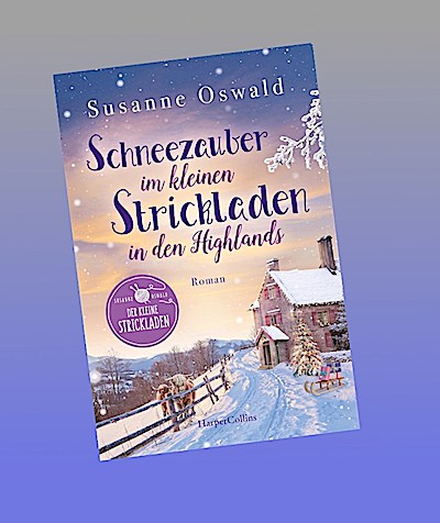 Schneezauber im kleinen Strickladen in den Highlands